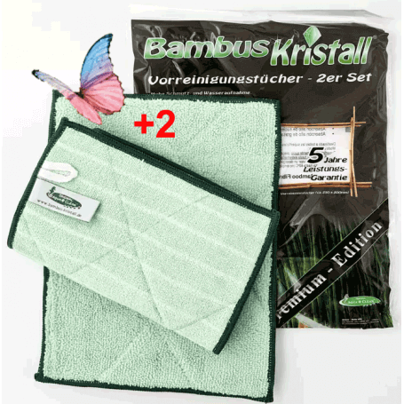 Bambus-Kristall Vorreinigungstücher
