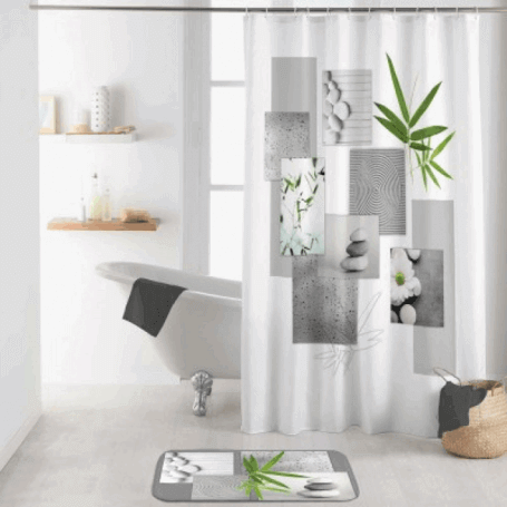 Duschvorhang Yanis von BadeKing, 180 x 200 cm