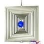 Edelstahlwindspiel QUADRAT (16,5cm) 
