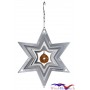 Edelstahlwindspiel Stern 20 cm